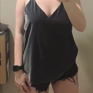 Velvet tank top
